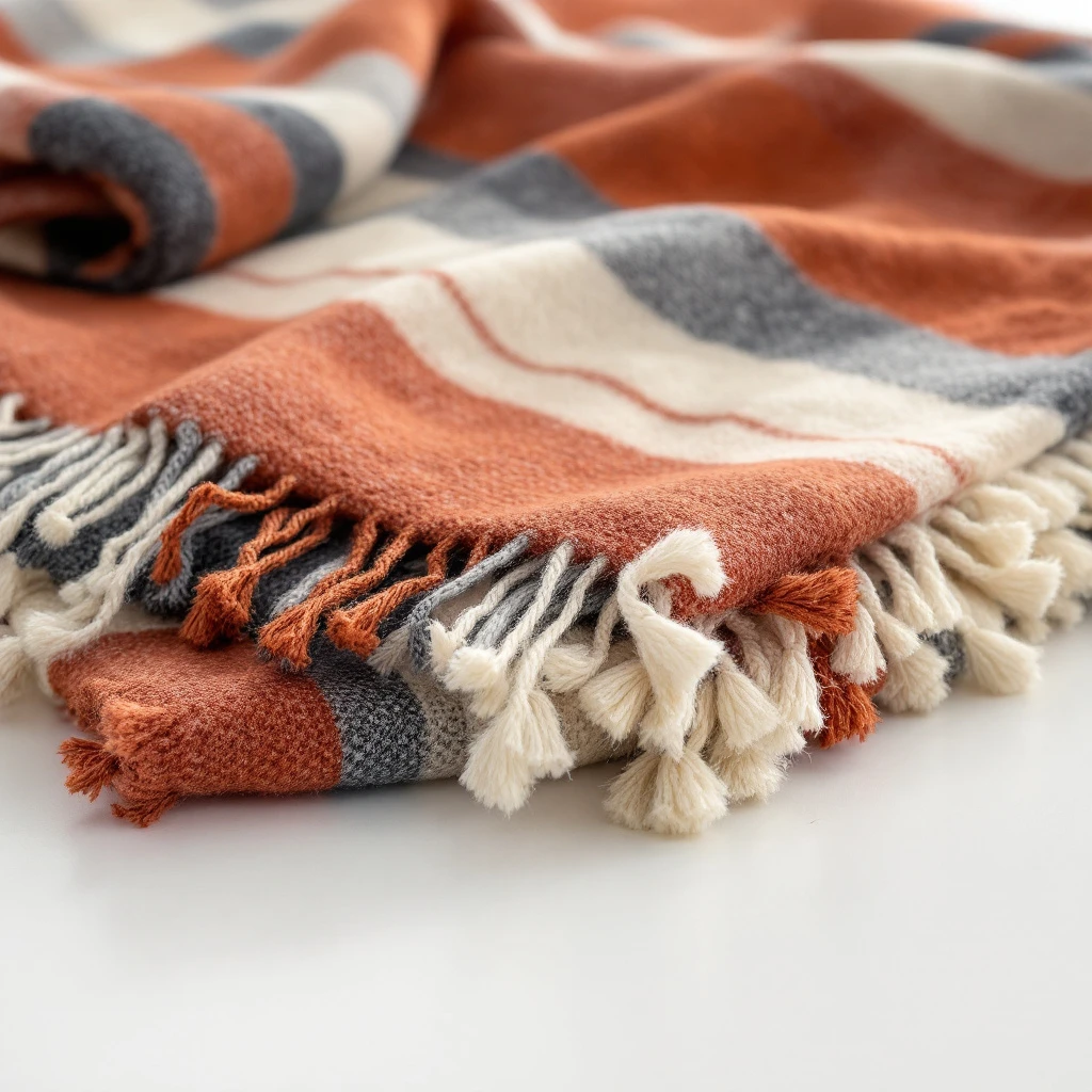 Folded throw
